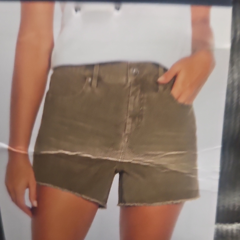 GAP Green Jean Shorts Relaxed Fit - Picture 1 of 4
